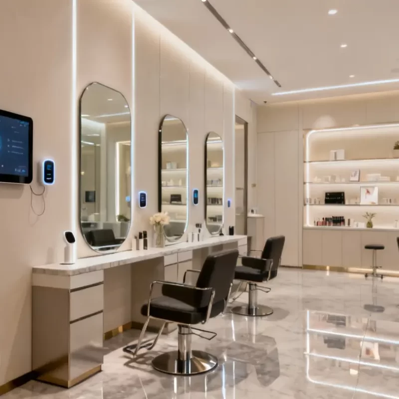 asistente de voz peluquería citas