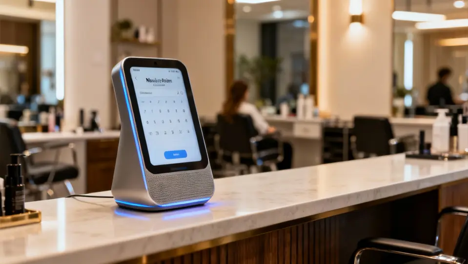 asistente de voz peluquería, automatizar citas peluquería, chatbot para centro de estética