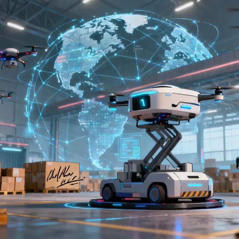 ia logística automatización transporte