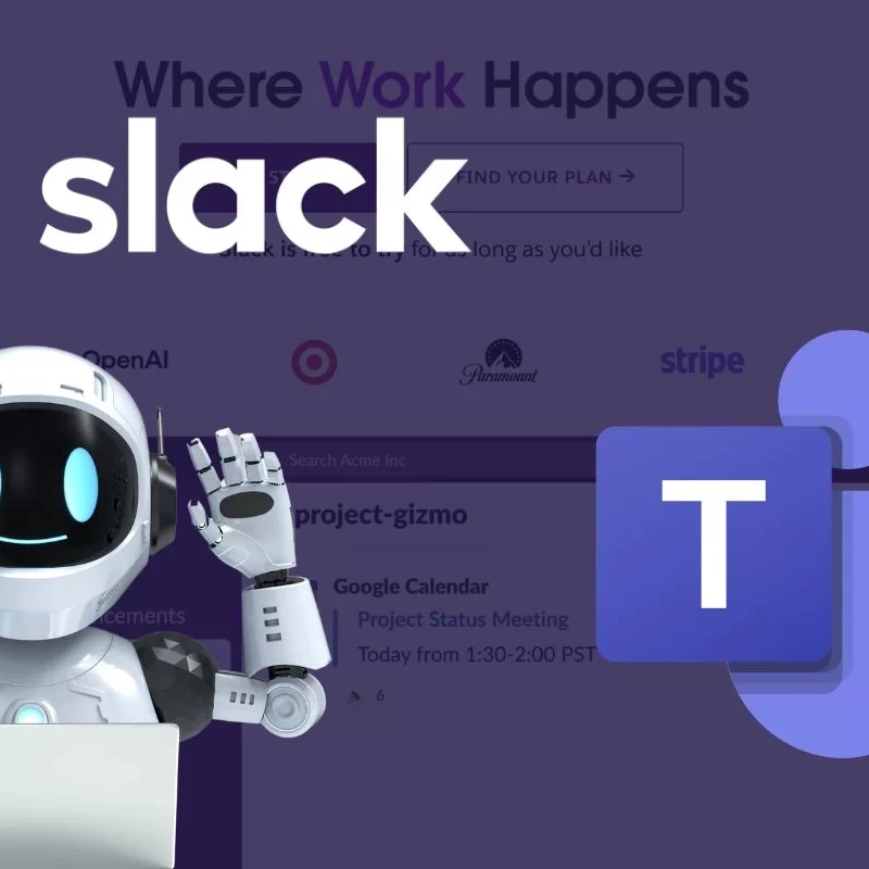 automatizar slack y teams