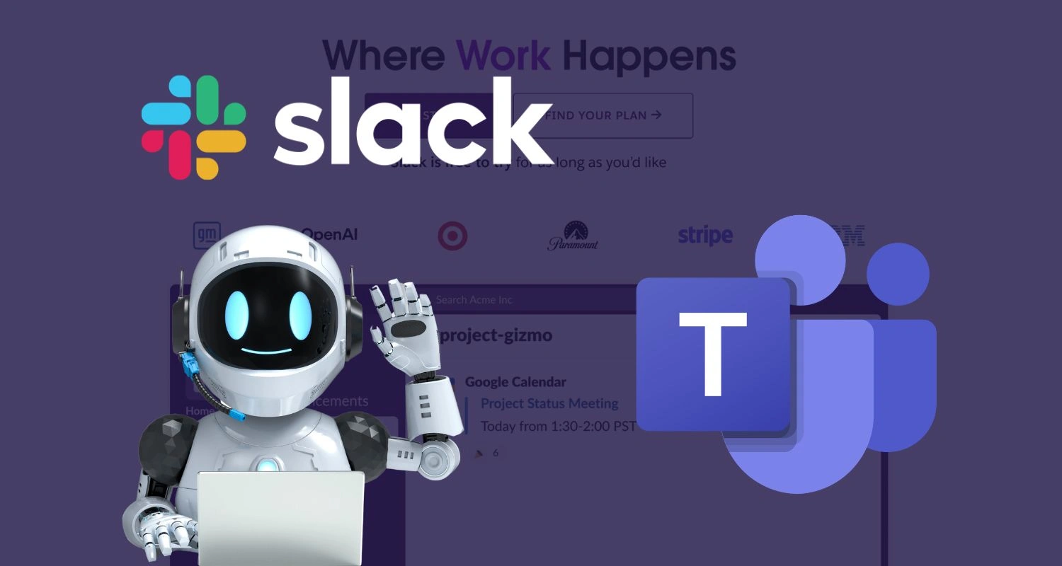 automatizar slack y teams
