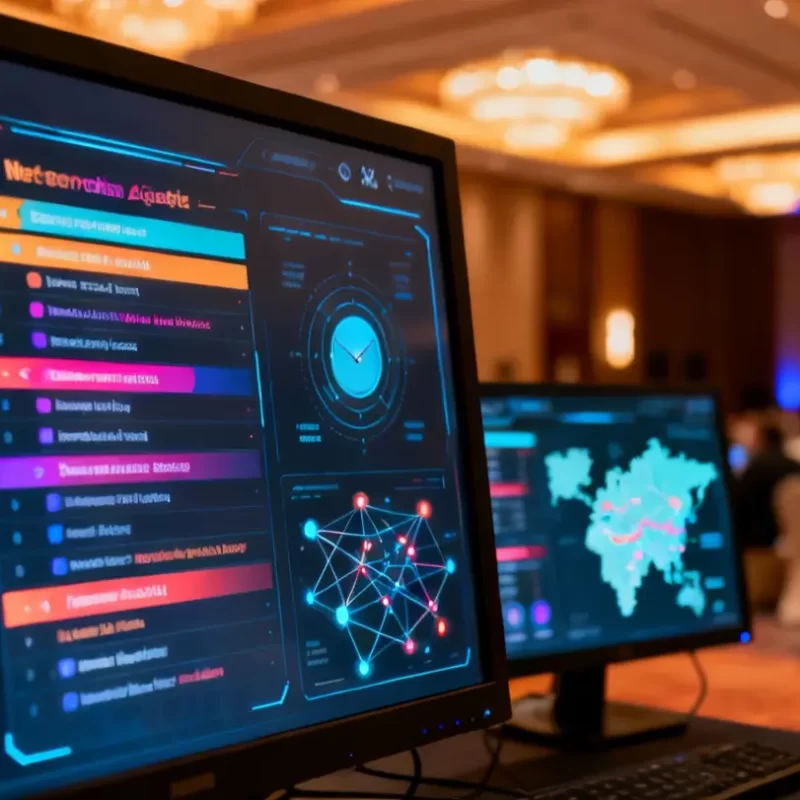 chatbot eventos congresos agenda ponentes networking