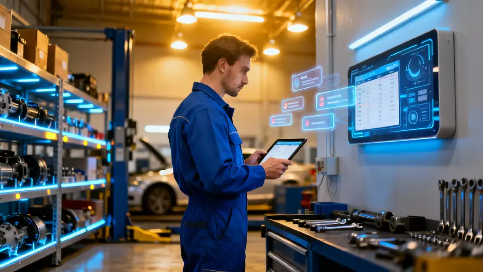 automatización para talleres, software gestión taller, ia para taller mecánico