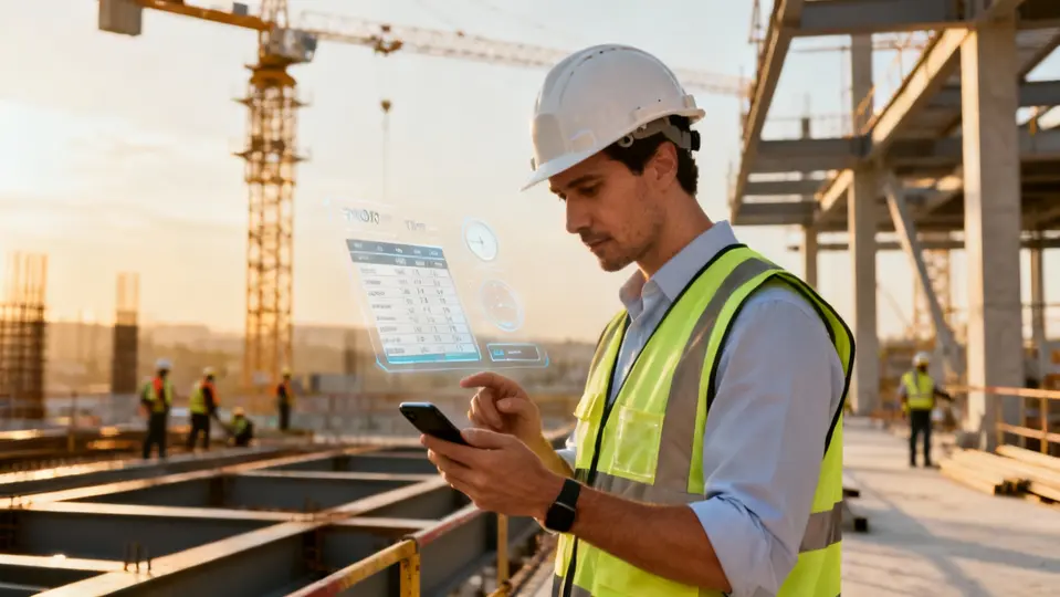 automatizar partes de horas, fichaje en obras, ia para constructoras