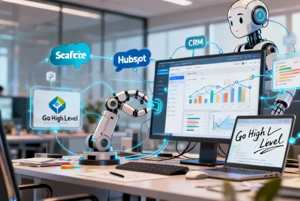 hubspot ai salesforce einstein go high level crm ia pyme