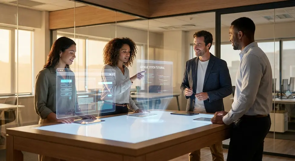 google stitch, diseñar con ia, generar ui con ia, prototipado web ia