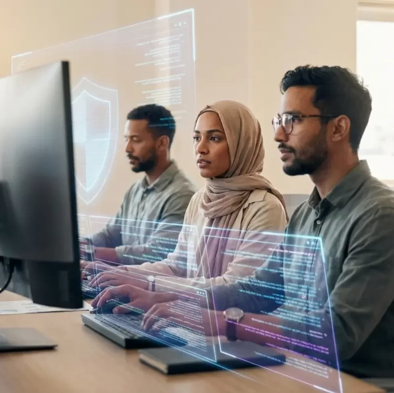 seguridad asistentes codigo empresas