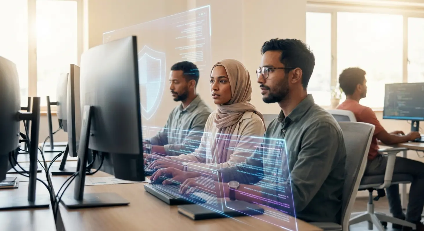 seguridad asistentes codigo empresas