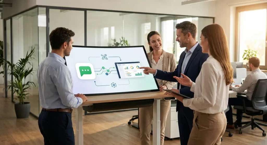 integracion whatsapp business crm n8n