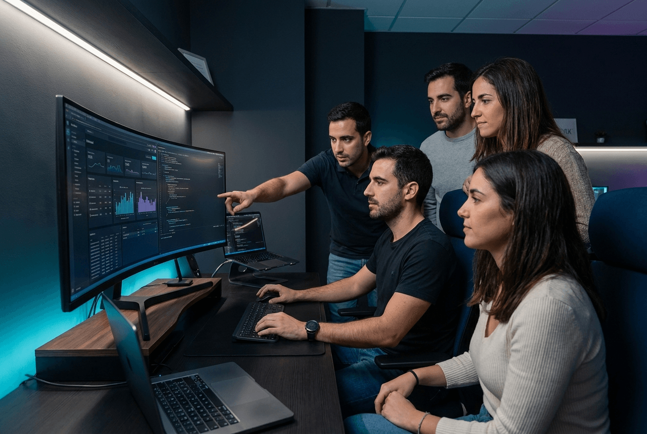 Equipo de desarrollo de software a medida