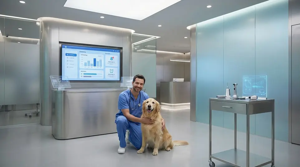 software veterinaria ia, recordatorios vacunas whatsapp, gestión clínica veterinaria, fidelización mascotas