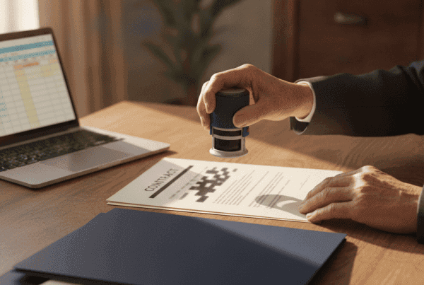 Persona automatizando nóminas y gestión de RRHH desde un ordenador