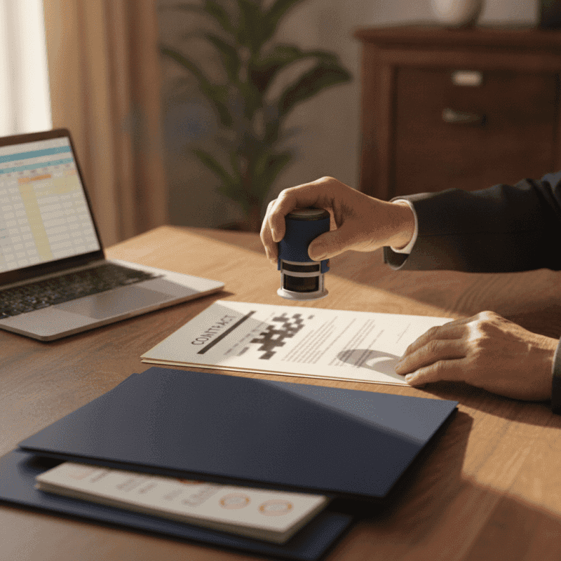 Persona automatizando nóminas y gestión de RRHH desde un ordenador
